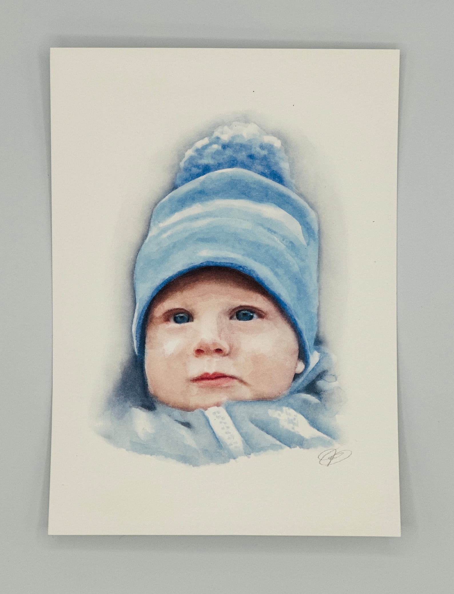 Hand-Painted People Portrait From Photo