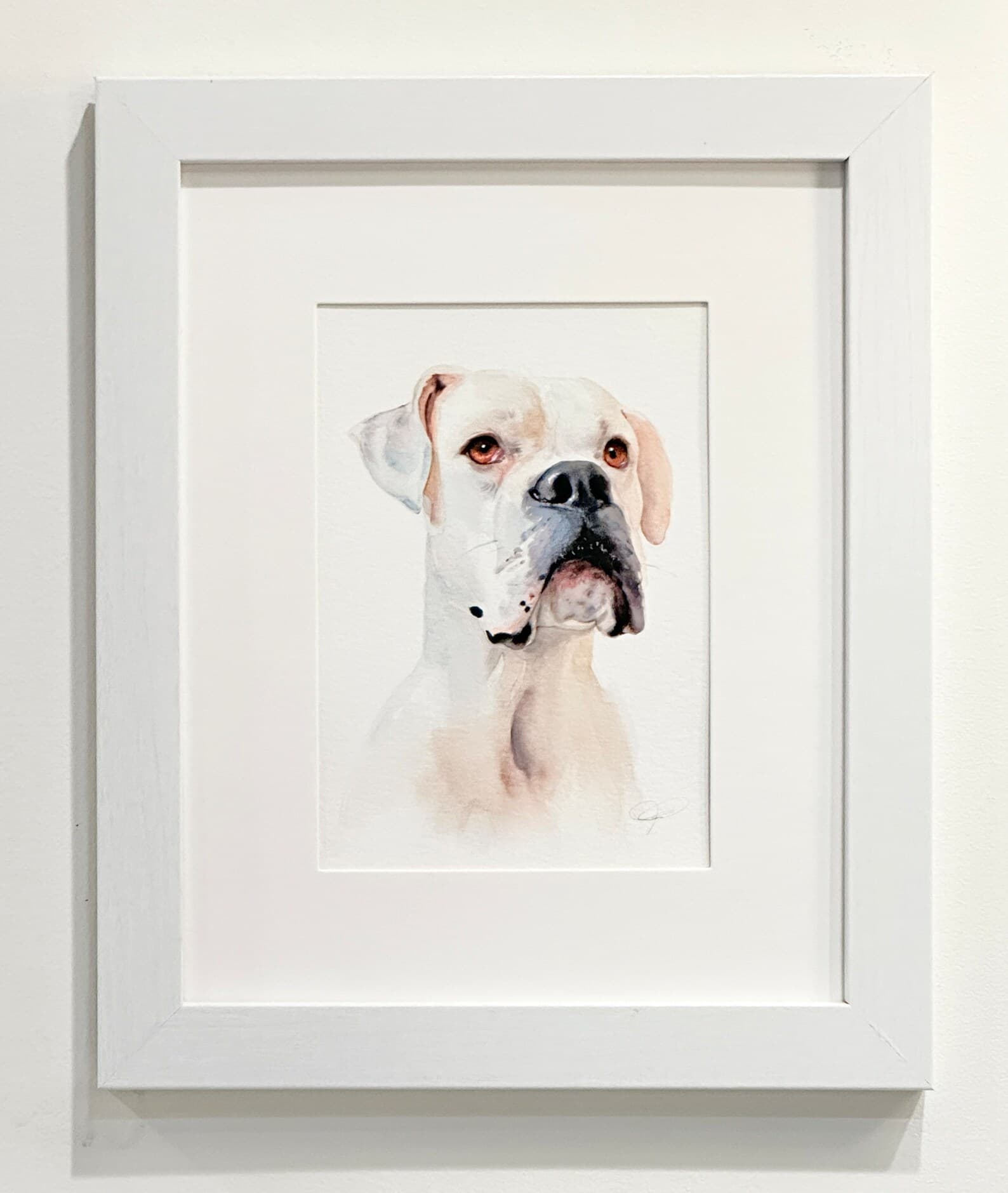 Hand-Painted Pet Portrait From Photo